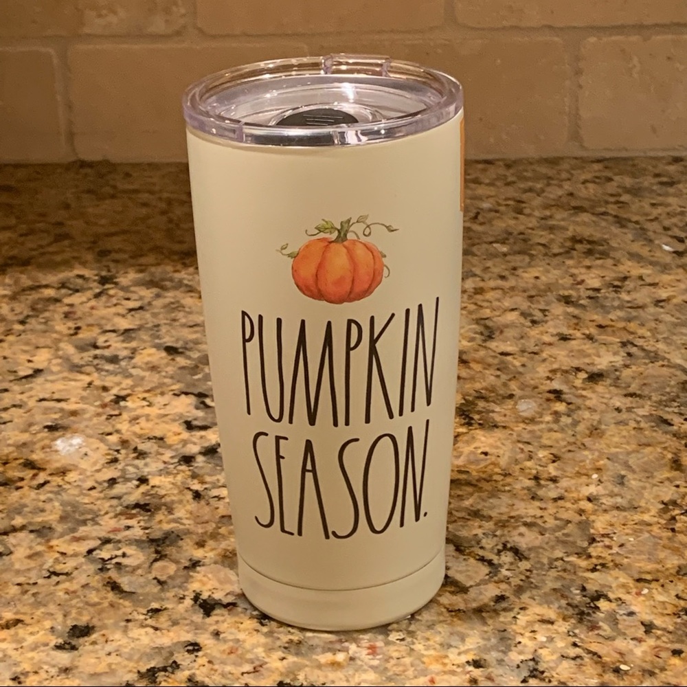 Rae Dunn PUMPKIN SEASON Stainless Steel Insulated Tumbler